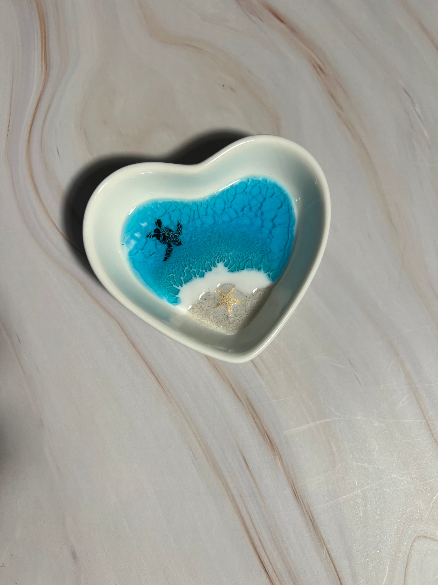 3” Ceramic Heart Ring Dishes